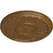 Ekena Millwork Medea Ceiling Medallion (Fits Canopies up to 5 1/2"), 16 1/2"OD x 1 1/2"P, Smokey Topaz Crackle CM16MDSTC - alternate 2